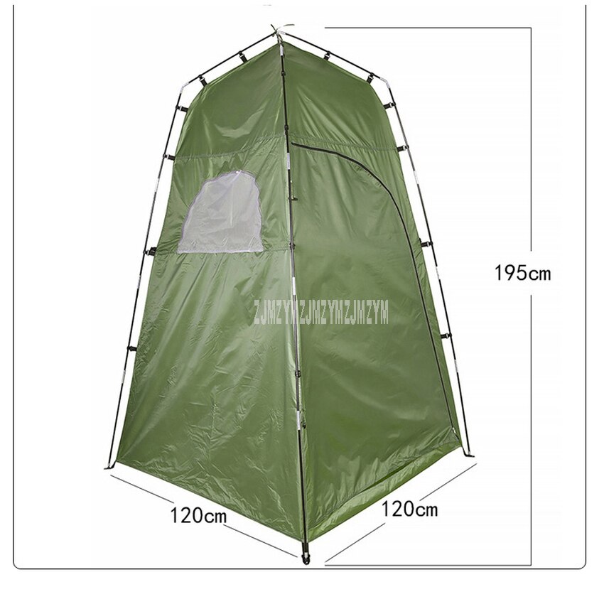Cheap Goat Tents 120*195cm Portable Privacy Toilet Bath Shower Tent 210T Polyester Outdoor Camping Dressing Room Photography Tent Manual Install Tents 